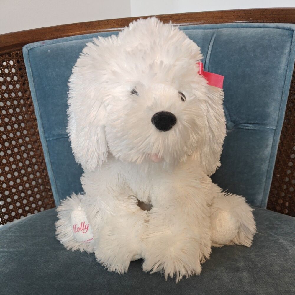 VTG  Victoria's Secret Limited Edition "Molly" white plush puppy dog 2004